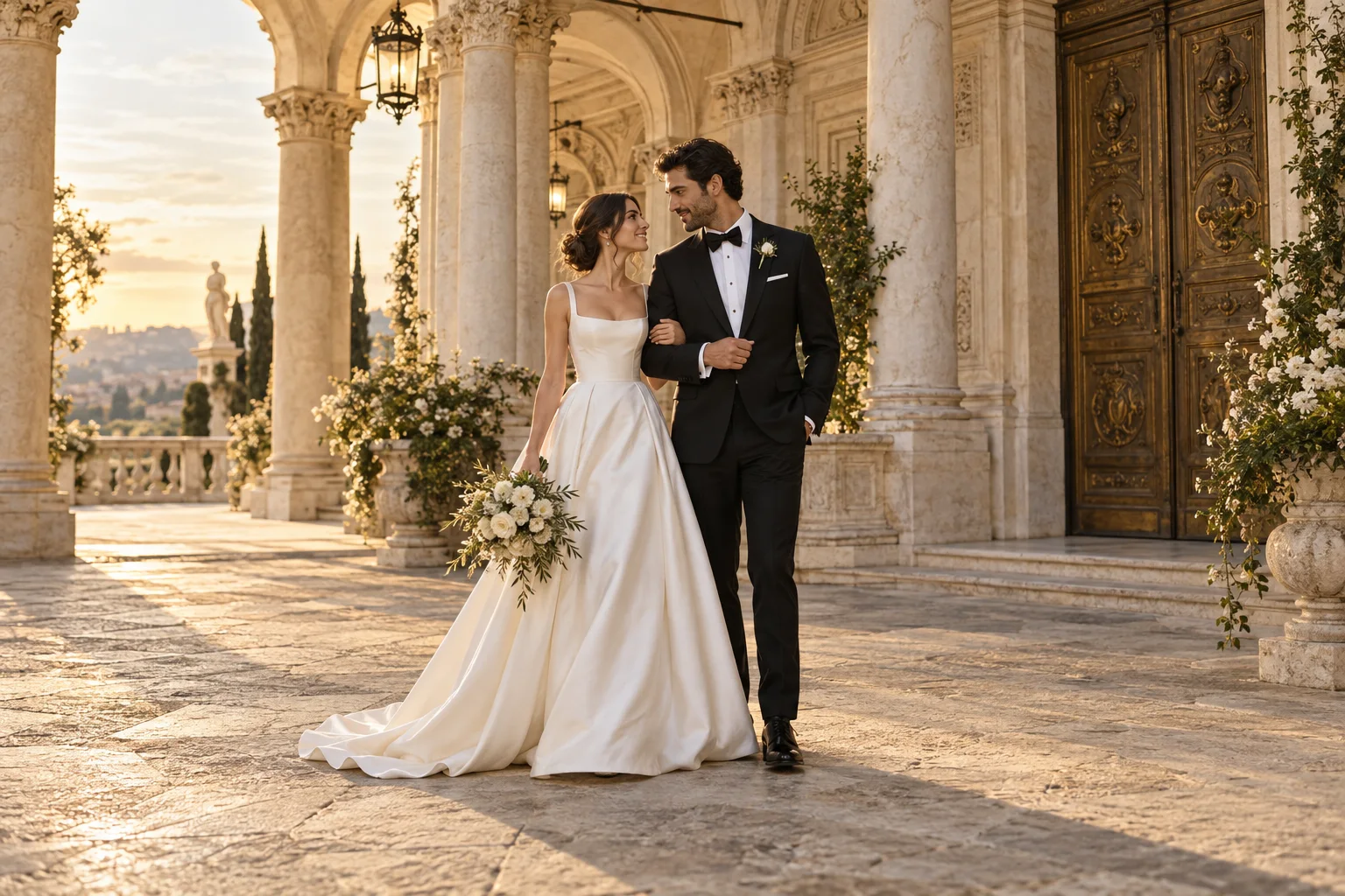 Retrato ilustrativo de Valentina e Henrique