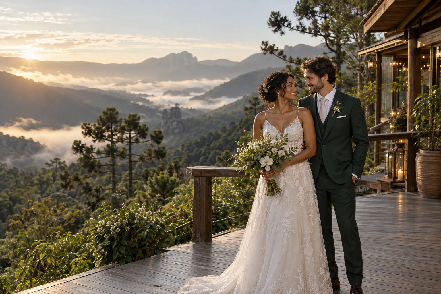 Alice e Pedro, casal fictício desta inspiração