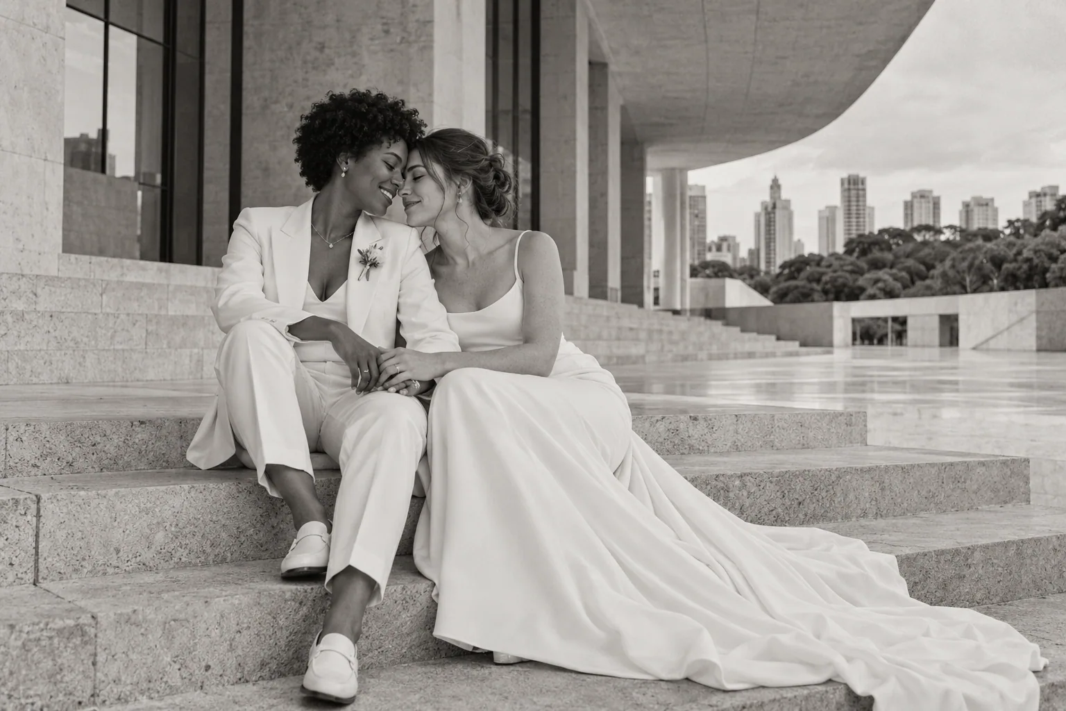 Júlia e Marina, casal fictício desta inspiração