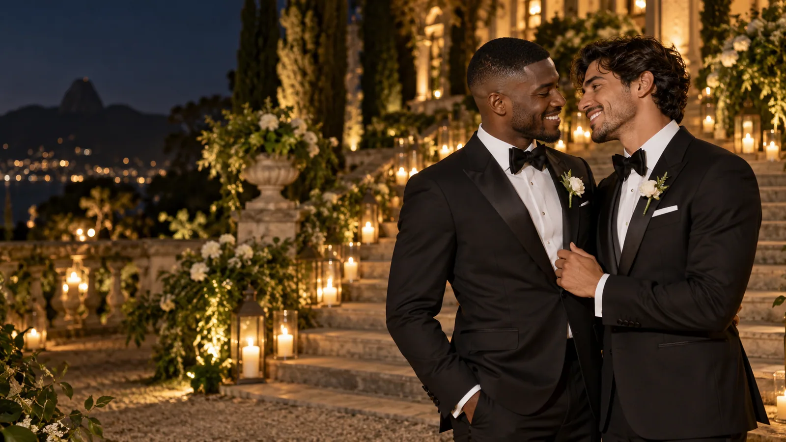 Rafael e Mateus, casal fictício desta inspiração